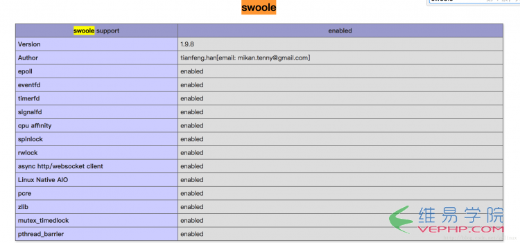 PHP学习：在PHP 7下安装Swoole与Yar,Yaf的方法教程