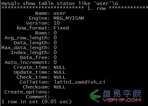 Mysql学习浅谈MySql的存储引擎（表类型）