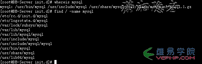 Mysql学习Linux下卸载MySQL数据库