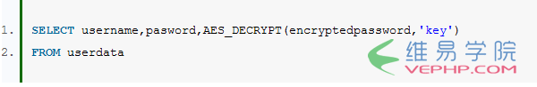 Mysql必读MySQL加密和解密实例详解