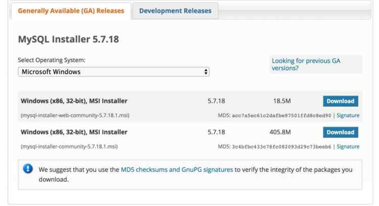 Mysql入门mysql5.7.18安装并修改初始密码的方法