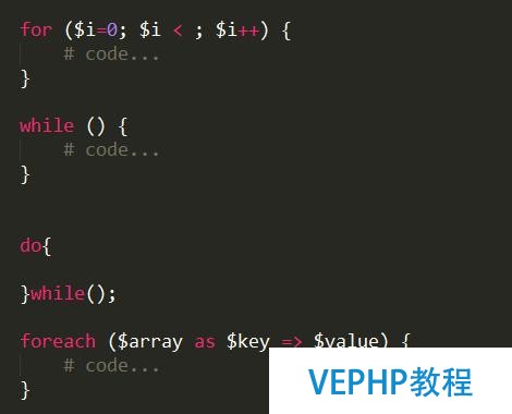 PHP基础学习4.深入循环之for循环