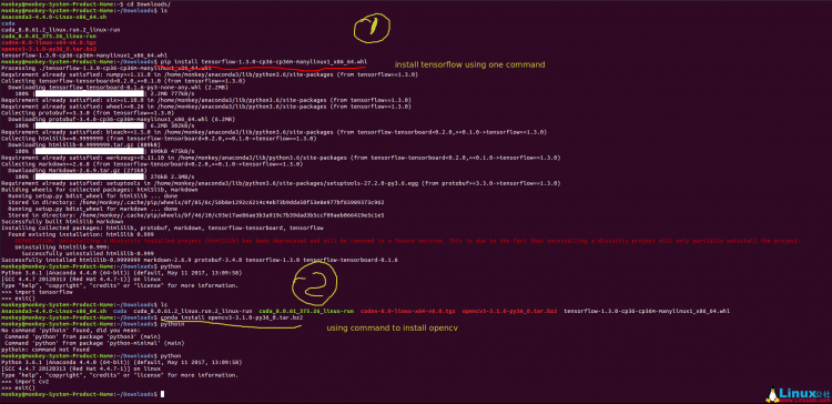 LINUX教学:Ubuntu 16.04安装TensorFlow+OpenCV+OpenSlide+搜狗输入法