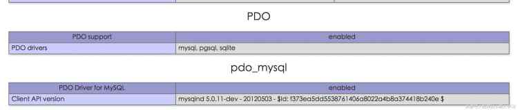 PHP 连接 MySQL