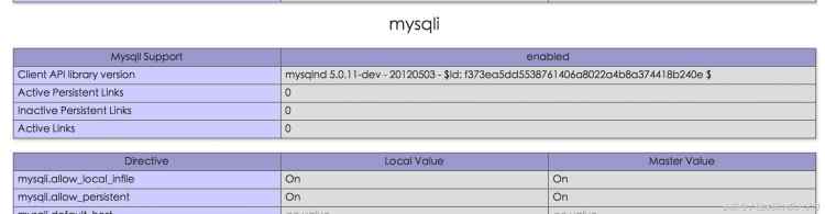 PHP 连接 MySQL