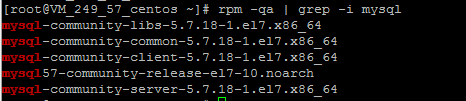 Mysql应用Linux下MySQL5.7.18 yum方式从卸载到安装过程图解