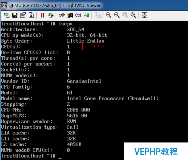 LINUX实操：CentOS 7.2下KVM安装及初步使用