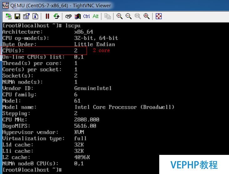 LINUX实操：CentOS 7.2下KVM安装及初步使用