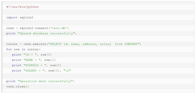 灵动迅捷：Python操作Sqlite3数据库