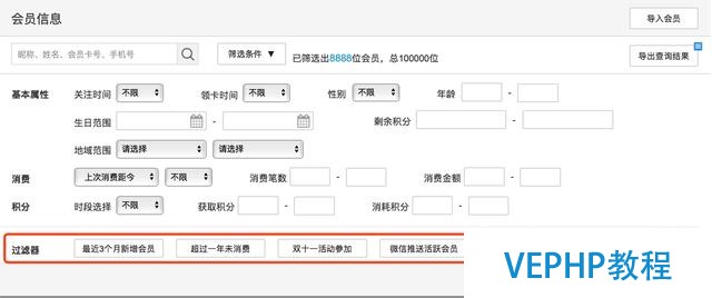 电商平台CRM规划：由Axure页面管理联想到的NoSQL的过滤器(四)