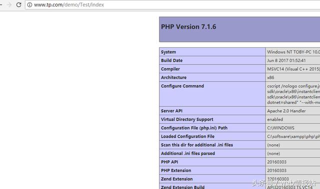 教你5分钟学会ThinkPHP框架的开发环境搭建