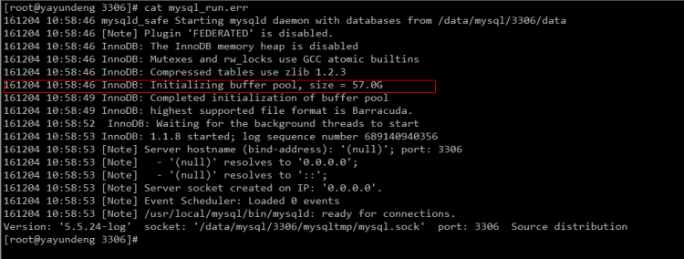 Mysql应用MySQL启动错误解决方法