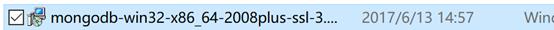Windows平台下mongoDB安装步骤