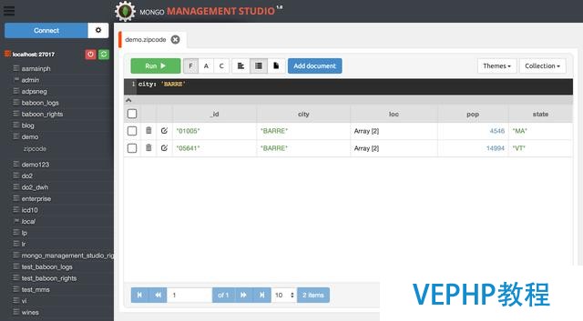 总结：MongoDB的一些可视化运维管理工具