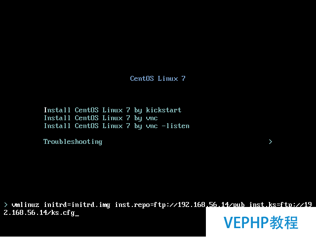 LINUX教程：RHEL7/CentOS7 PXE+Kickstart自动化系统安装