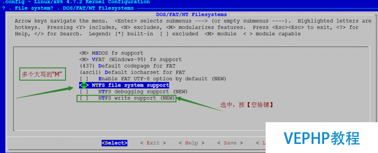 LINUX教程：Red Hat Enterprise Linux 7.2 编译安装新内核支持NTFS文件系统
