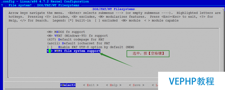 LINUX教程：Red Hat Enterprise Linux 7.2 编译安装新内核支持NTFS文件系统