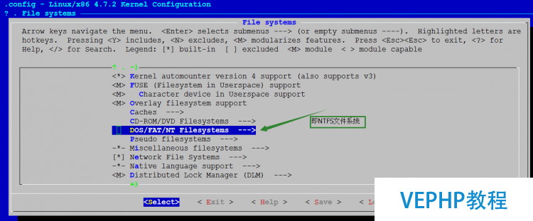 LINUX教程：Red Hat Enterprise Linux 7.2 编译安装新内核支持NTFS文件系统