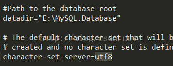 Mysql实例mysql默认编码为UTF-8 通过修改my.ini实现方法