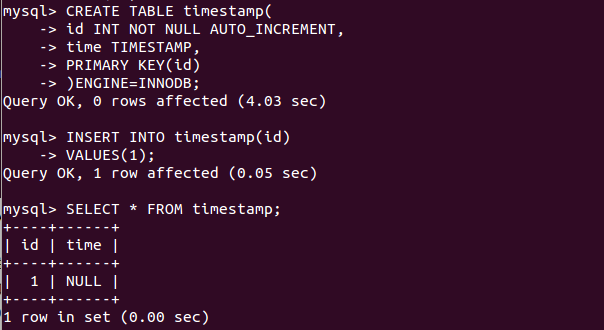 Mysql实例MySQL 5.6 中 TIMESTAMP 的变化分析