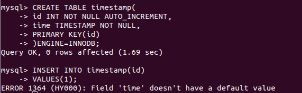 Mysql实例MySQL 5.6 中 TIMESTAMP 的变化分析