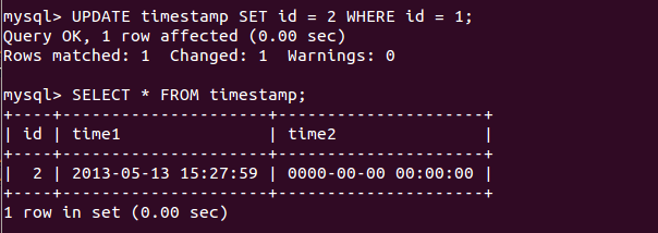 Mysql实例MySQL 5.6 中 TIMESTAMP 的变化分析