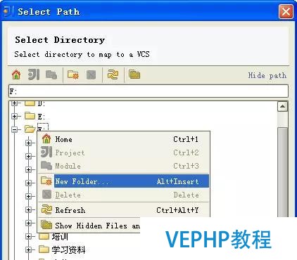 PhpStorm配置SVN