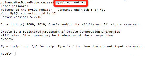 Mysql实例Mac下MySQL5.7忘记root密码的解决方法