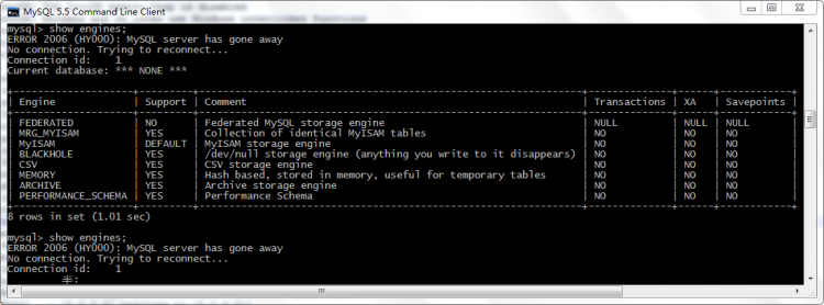 Mysql入门mysql执行sql文件报错Error: Unknown storage engine‘InnoDB’的解决方法