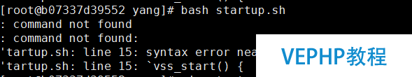 LINUX实战：syntax error near unexpected token 脚本报错误解决