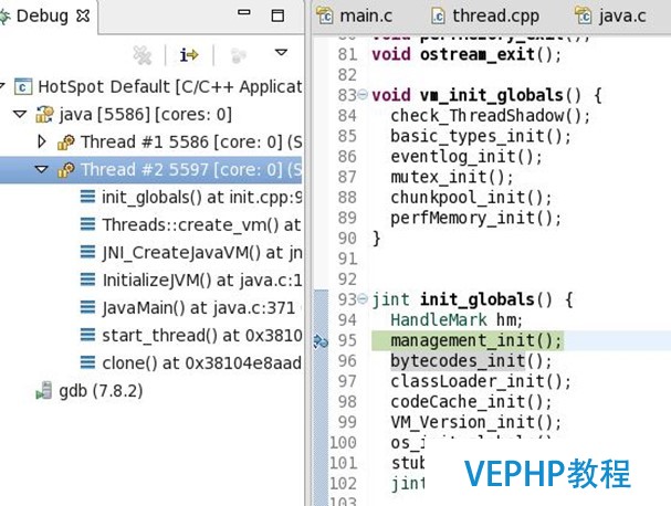 CentOS上编译OpenJDK8源码及在Eclipse上调试HotSpot虚拟机源码