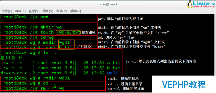 LINUX学习：Linux基础之常用命令集锦图文详解