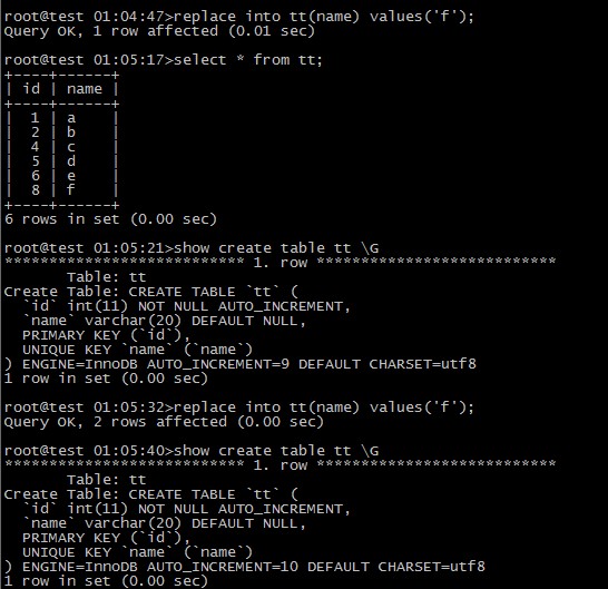 Mysql入门MySQL replace into 语句浅析（一）