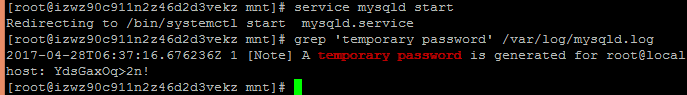 Mysql学习Centos7.3下mysql5.7.18安装并修改初始密码的方法