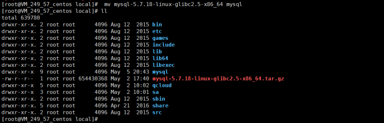 Mysql入门Linux下MySQL5.7.18二进制包安装教程（无默认配置文件my_default.cnf）