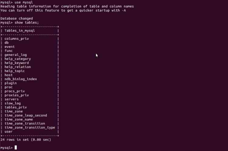 Mysql应用Ubuntu下mysql安装和操作图文教程