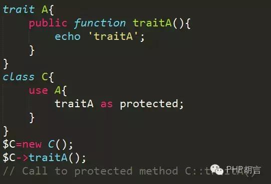 PHP的类和对象(七)Trait