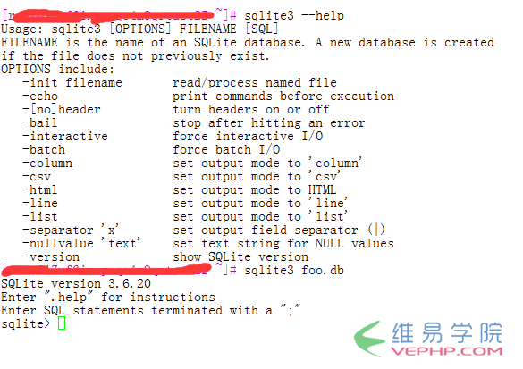 如何在linux下操作sqlite3的SQL命令